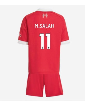 Liverpool Mohamed Salah #11 Maglia Gara Casa Repliche 2025-26 Bambino Maniche Corte